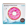 Coconut Outdoor Sprinkled & Glazed Pink Donut Pool Float -