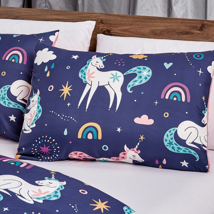 Jaba Unicorn Print Comforter Set for Girls