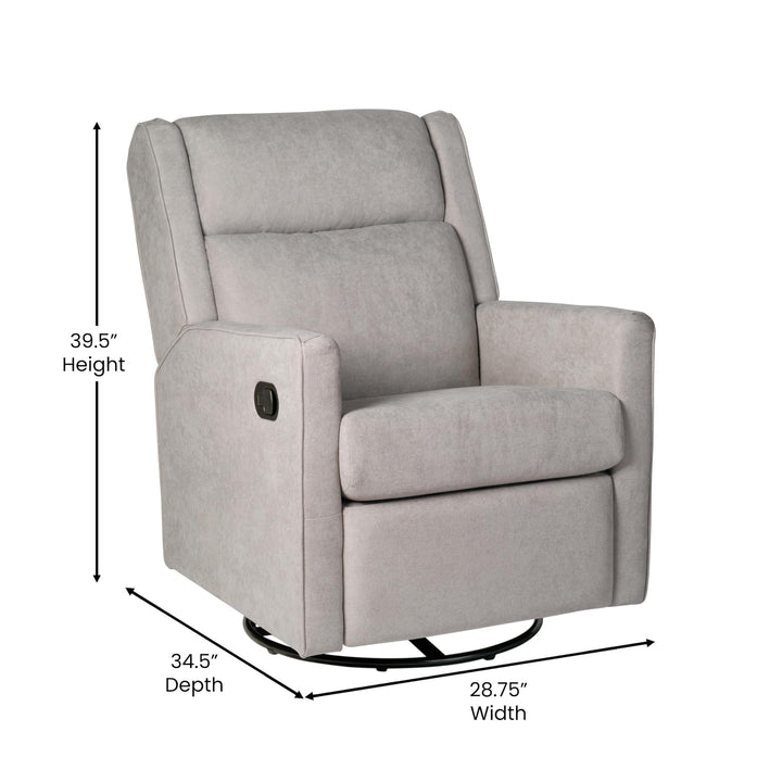 Taylor Logan Lucy Classic Recliner Swivel Glider Rocker