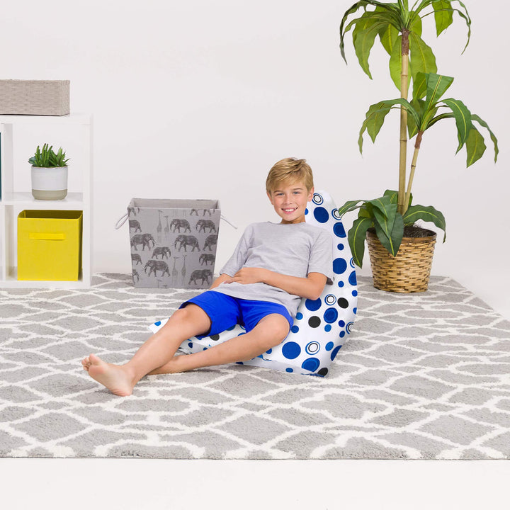 Posh Creations Bean Bag Chair for Kids and Teens -Twist Chair