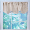 Pink Plush Window Valance