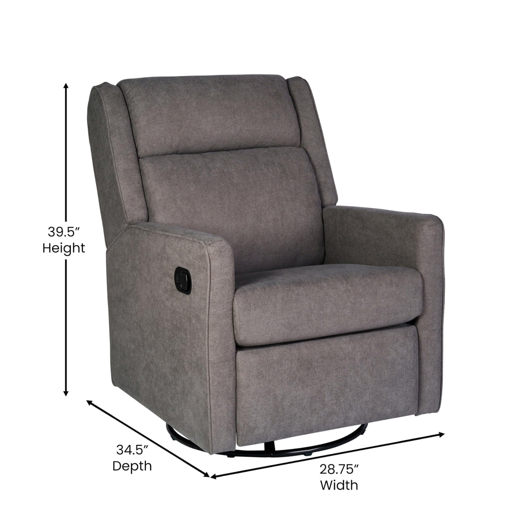 Taylor Logan Lucy Classic Recliner Swivel Glider Rocker