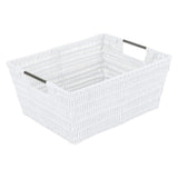 Simplify Woven Rattan Tote Baskets Multi-Size