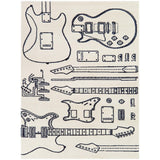 BALTA Mod-Tod Rocker Kids Guitar Area Rug