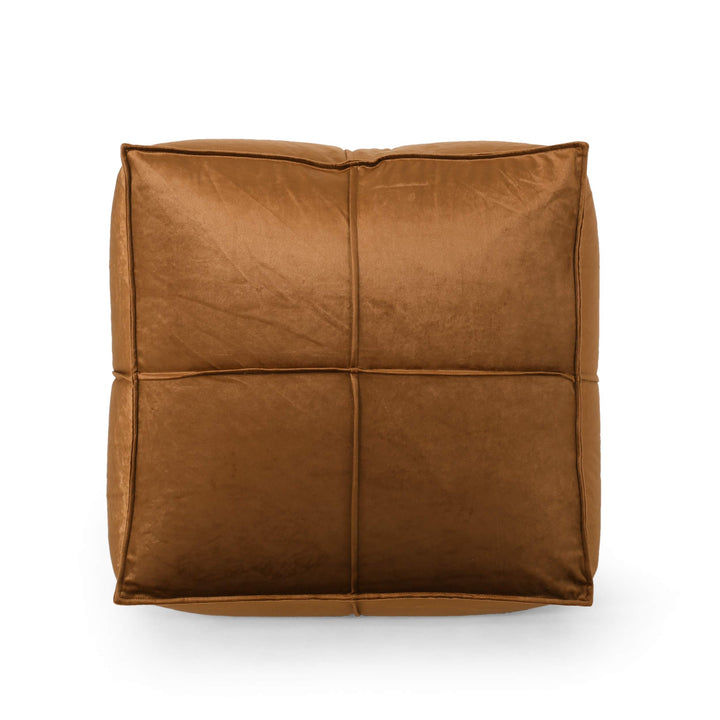 Christopher Knight Home Cytheria Cobalt Velvet Square Bean Bag