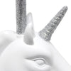 Simple Designs LT1078-BLU-LB 15.5" Sparking Glitter Unicorn Table Lamp