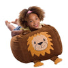 Posh Creations XSMD-COVER-AN013 Bean Bag Chair, Lion - Brown, Medium-18 inch