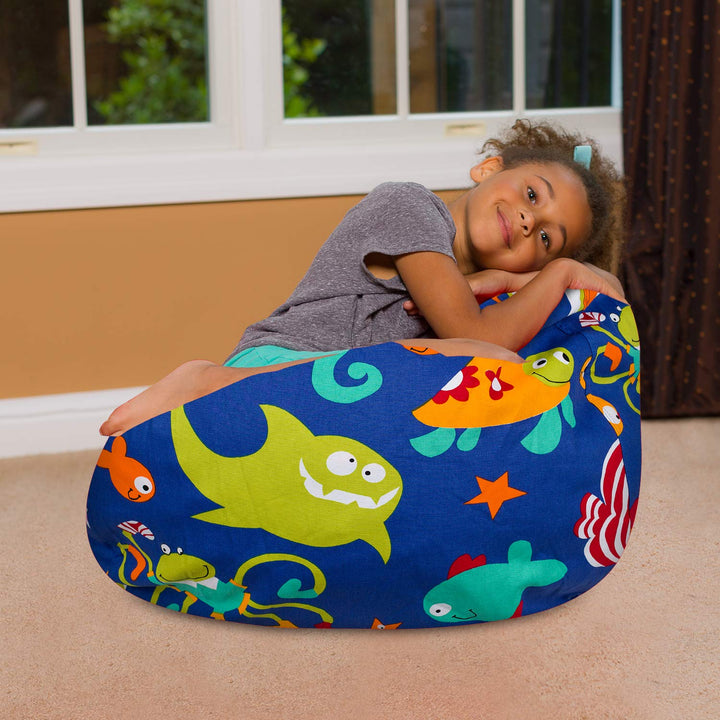 Big Comfy Bean Bag Chair: Posh Beanbag Chairs with Removable