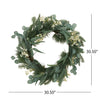 Christopher Knight Home Geddes Artificial Wreath Green +