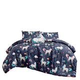 Jaba Unicorn Print Comforter Set for Girls