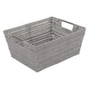 Simplify Woven Rattan Tote Baskets Multi-Size