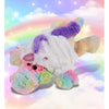 Rainbow Alligator Unicorn Plush Toy with Outfit 12 Inches Multi