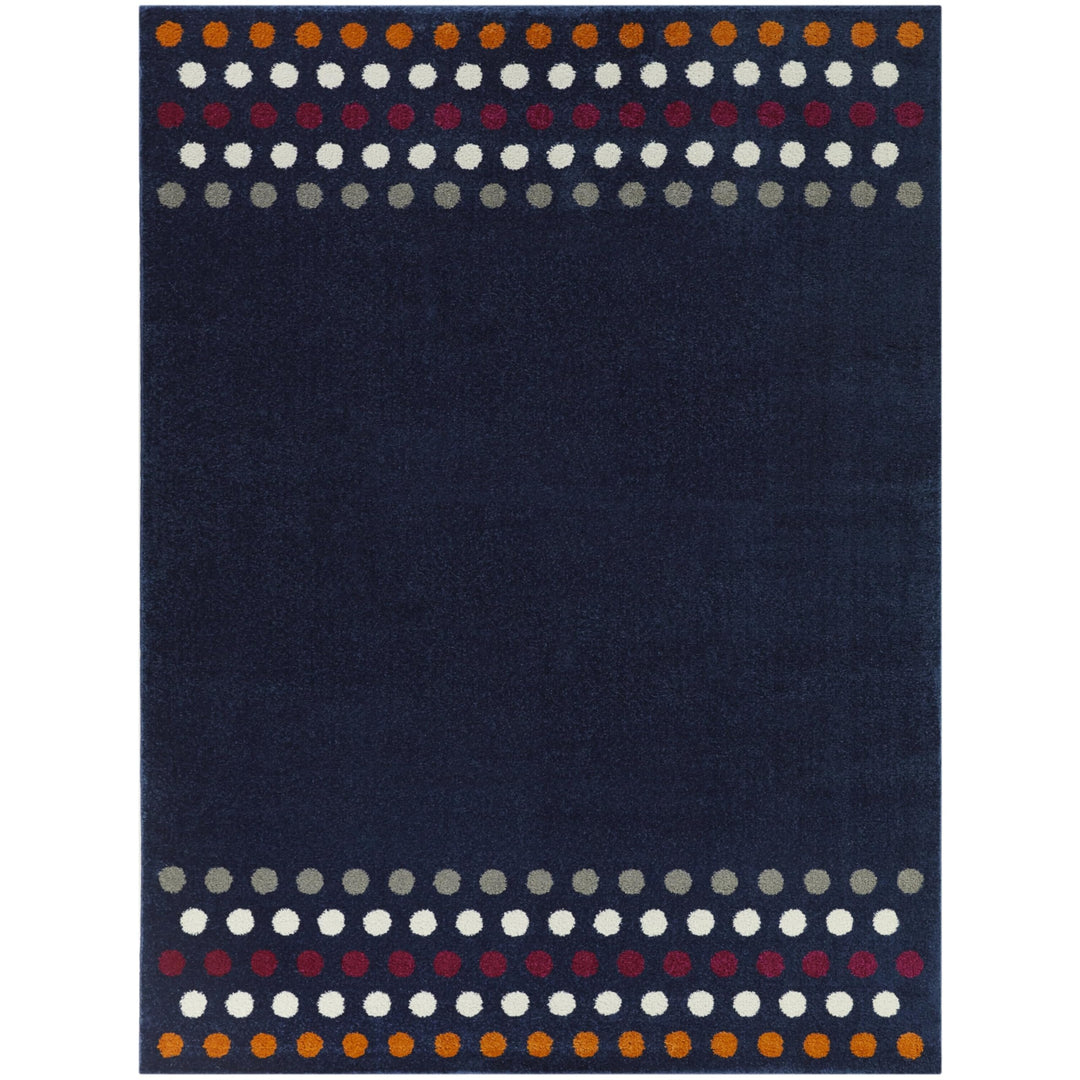 BALTA Mod-Tod Polka Dots Border Kids Area Rug