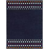 BALTA Mod-Tod Polka Dots Border Kids Area Rug