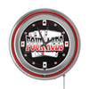 Four Aces Neon Clock - 14 inch