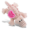 Soft Plush Pink Alligator Small with Heart 14 Inches Polyester