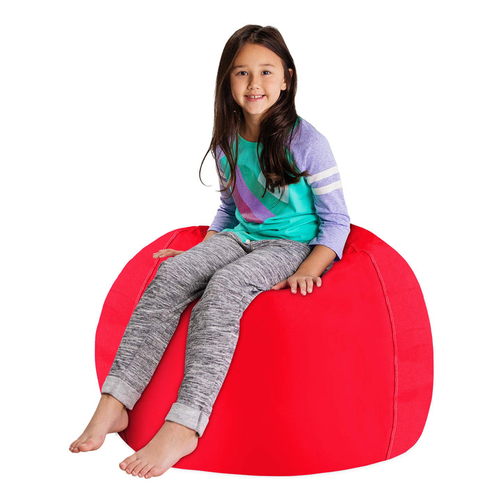 Posh Creations Stuffable Kids Stuffed Animal Storage Bean Bag Chair