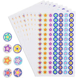 Teacher Stickers Small Reward Stars for Kids Students (91 X 30 Sheets) Multi Color Children's Art