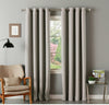 Aurora Home Thermal Insulated Blackout Grommet Top Curtain Panel Pair