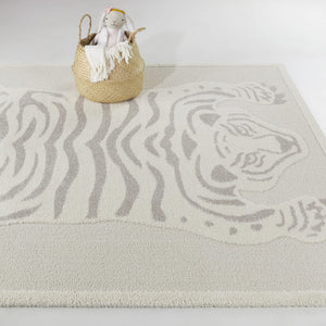 BALTA Mod-Tod Tigre Kids Tiger Area Rug 4'4" x 6' 4' x 6'