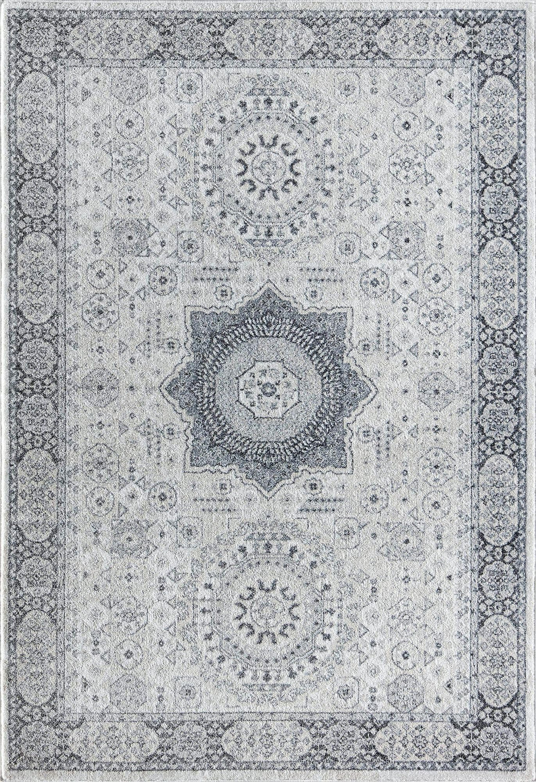 Hailey Geometric Medallion Traditional Area Rug by Rugs America