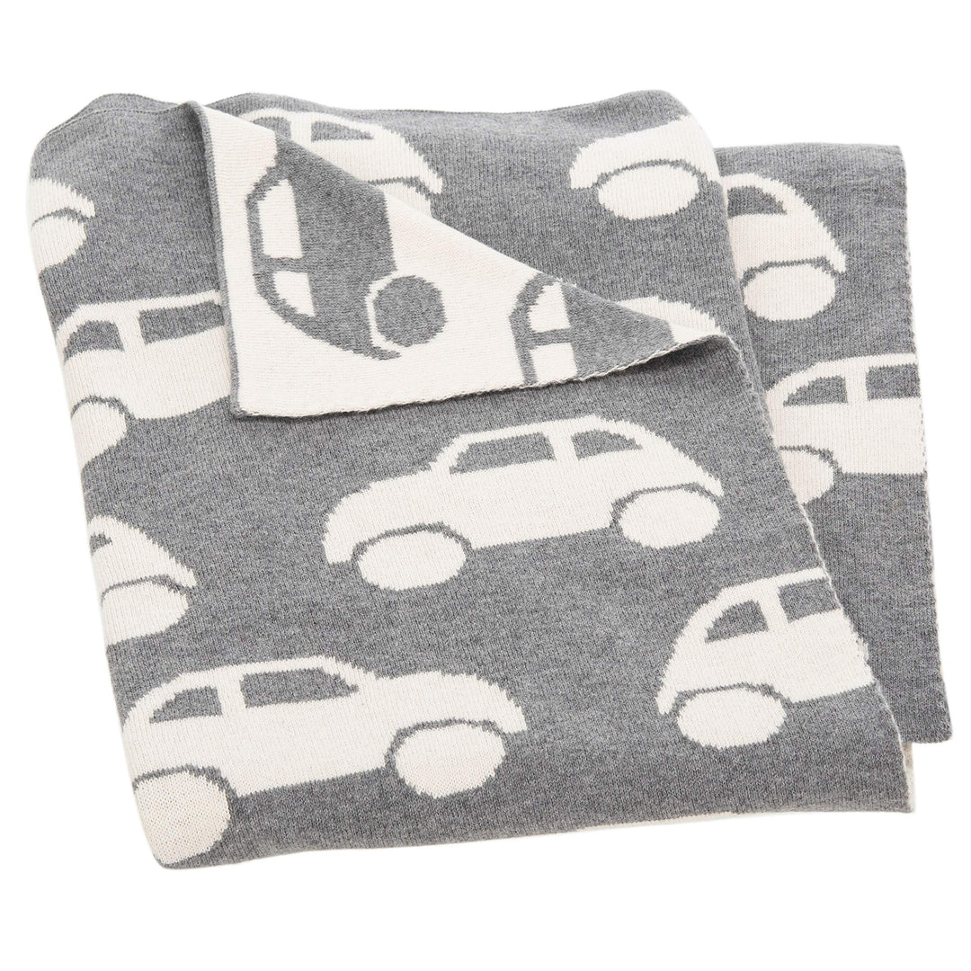 Baby Herbie Throw - Grey/White 32" X 40" Novelty Neutral