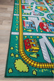 Rugshop Kids Educational Learning City Life Road Non Skid (Non Slip)