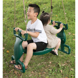 Plastic Double Glider Playground 2 Person Swing