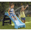 2-in-1 Outdoor-Indoor Wet Or Dry Slide Playground with Folding for