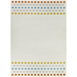 BALTA Mod-Tod Polka Dots Border Kids Area Rug