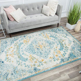 Rugs America Harper Collection HY50C Fresh Chicory Transitional