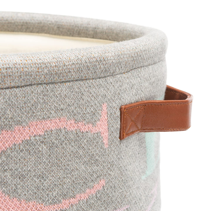 Baby Collection Alphabet Basket Grey Unisex