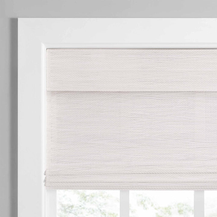 Eclipse Bamboo Roman Shades for Window Semi-Privacy