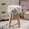 AC Pacific Woodland Sheep Stool for Kids Animal Themed Wooden Ottoman