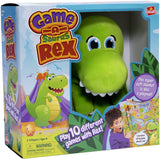 Game-A-Saurus Rex - Play 10 Different Games with Plush Dinosaur -