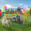 Upgraded 0ft Climbing Dome with Canopy and Swing Climber for Kids 3