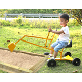 Metal Sand Digger Toy Crane with Wheels