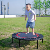 Mini Exercise Trampoline Adult Kid Fitness Rebounder Indoor Black