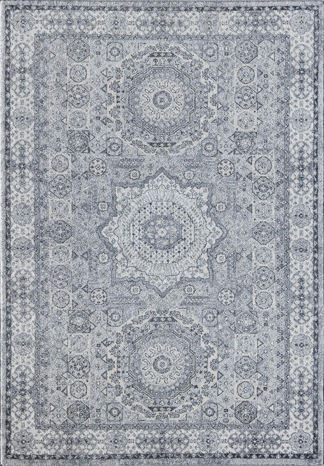 Hailey Geometric Medallion Traditional Area Rug by Rugs America