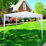 ECOLINEAR 10' x 10' Gazebo Canopy Wedding PE Party Tent Heavy Duty