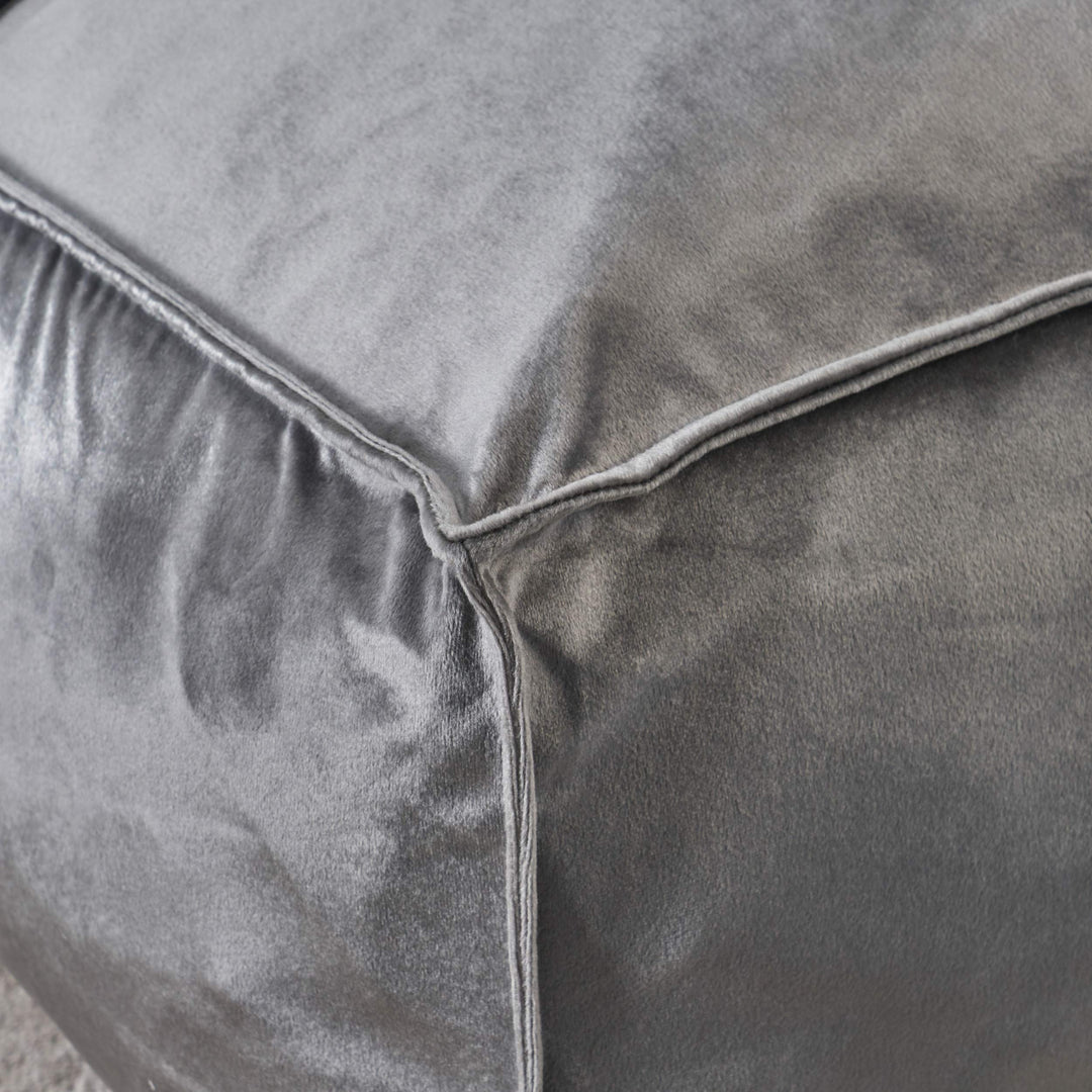 Christopher Knight Home Cytheria Cobalt Velvet Square Bean Bag