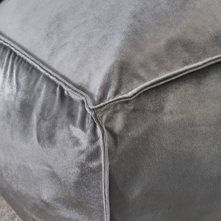 Christopher Knight Home Cytheria Cobalt Velvet Square Bean Bag