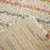 Mod-Tod Hailey Kids Rainbow Print Shag Berber Area Rug