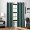 Eclipse Welwick Magnitech 100% Blackout Curtain, Grommet Window Curtain Panel, Seamless Magnetic Closure for Bedroom, Living Room or Nursery, 84 in long x 40 in wide, (1 Panel), Teal