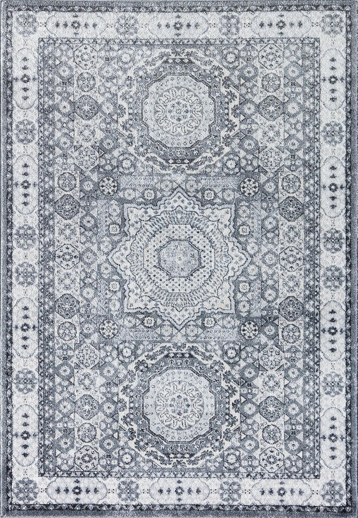 Hailey Geometric Medallion Traditional Area Rug by Rugs America