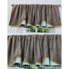 Cocoa Valances - 2 Window Saver Pack Blue Brown Green Casual Nylon Polyester