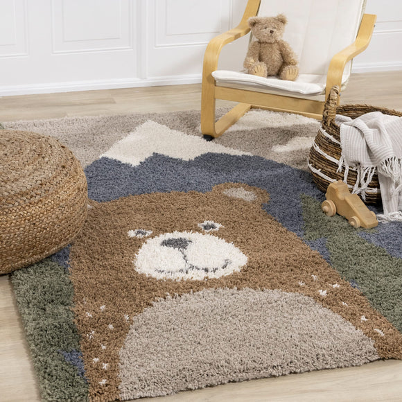 Kalora Interiors Kids Collection - Mountain Landscape Rug 7'10