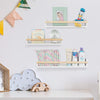 Utah Wood Wall Shelves Kids Bookshelf Set of 3 Toy Storage