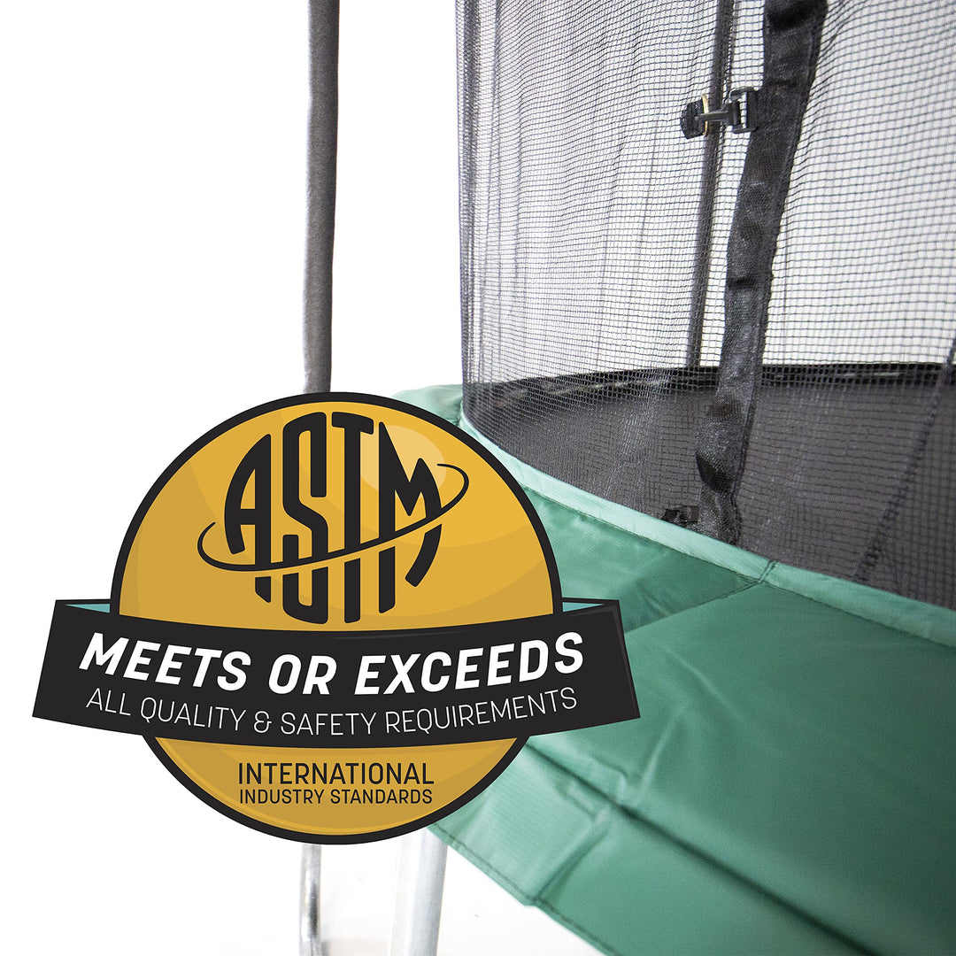 Skywalker 8-Feet Round Trampoline with Safety Enclosure Combo