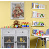 Denver Wood Bookshelf Nursery White Floating Shelves Toy Storage